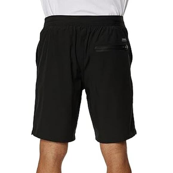 O'NEILL Mens 19 Elastic Waist Hybrid Shorts Water Resistant-Black-Large-NWT-C25 - Picture 3 of 7